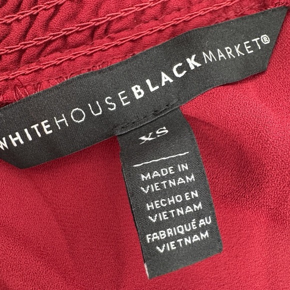 Romantic Boho Off Shoulder Top XS Whimsigoth Fairy Peasant Sheer Silk Burnout - Picture 5 of 8